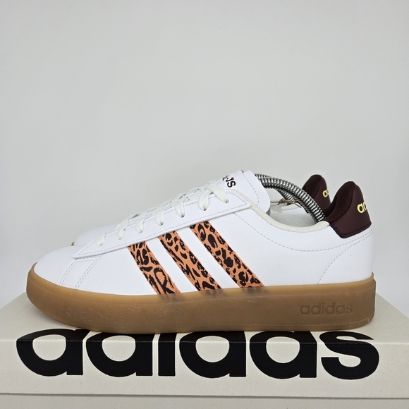 Adidas Grand Court 2.0 'Hazy Copper Zebra' Women's Shoes Size 7.5 - Picture 1 of 8
